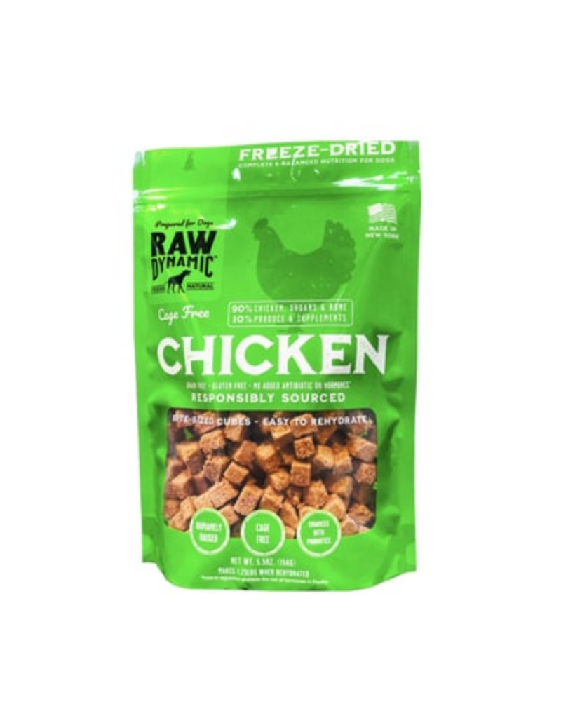 Raw Dynamic Raw Dynamic Freeze Dried Raw Chicken Recipe Dog Food 5.5oz