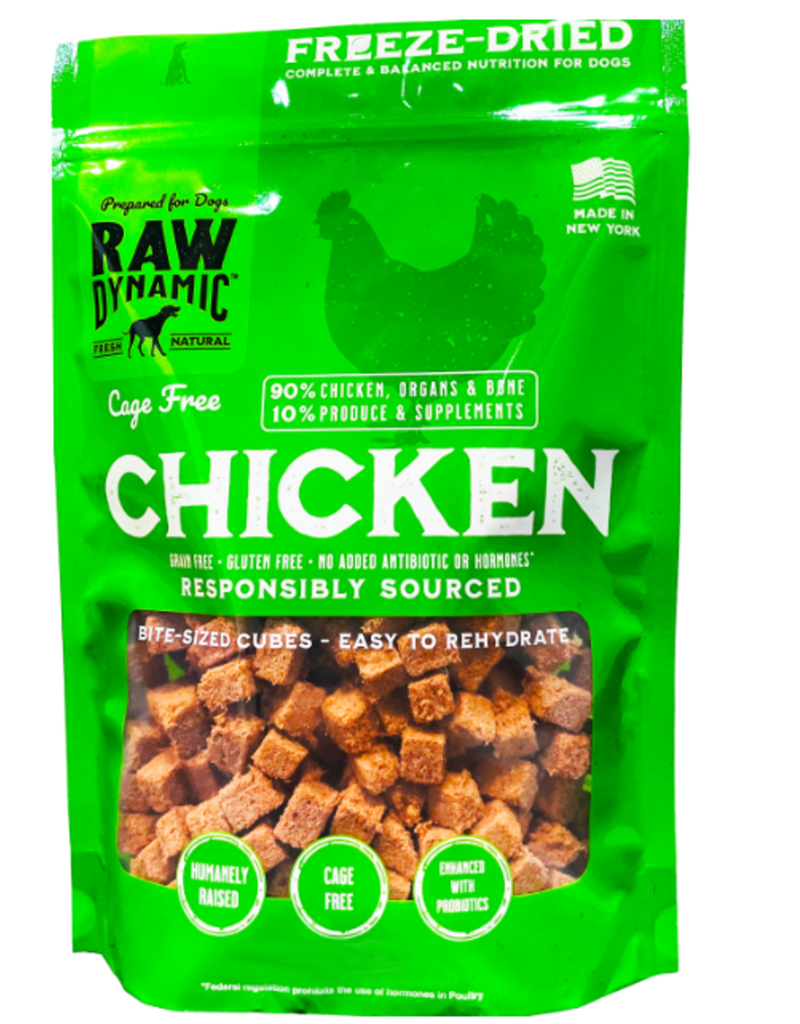 Raw Dynamic Raw Dynamic Freeze Dried Raw Chicken Recipe Dog Food 14oz