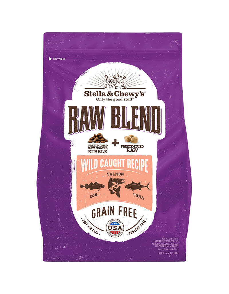 Stella & Chewy's Stella & Chewy's Grain Free Raw Blend Wild Caught Recipe Cat Food 5LB