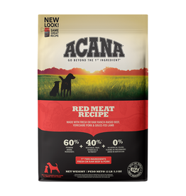 Acana Acana Heritage Red Meat / Angus Beef, Yorkshire Pork & Grass-Fed Suffolk Lamb Formula Grain-Free Dry Dog Food 13 LB