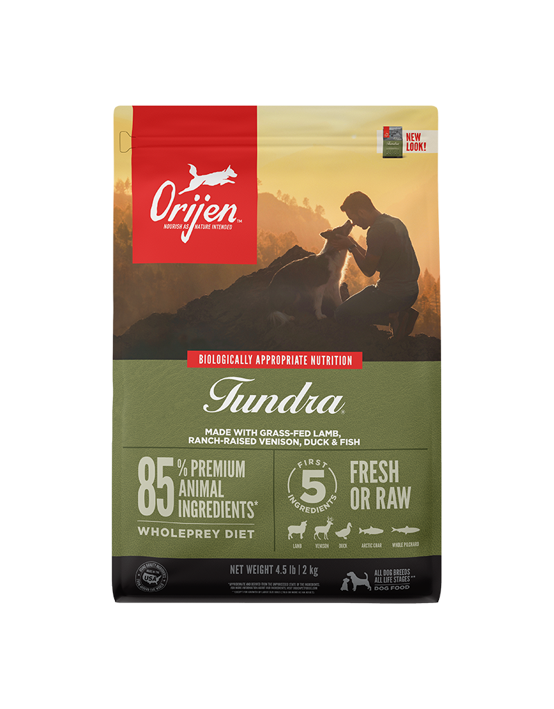 Orijen Orijen Tundra Biologically Appropriate Grain-Free Goat, Boar, Venison, Duck, & Mutton Dry Dog Food 4.5 LB