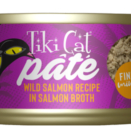 Tiki Cat Tiki Cat Luau Pate Wild Salmon in Broth Canned Cat Food 2.8oz