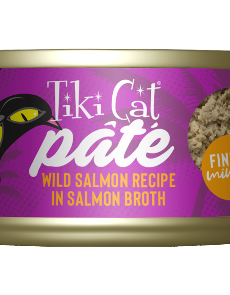 Tiki Cat Tiki Cat Luau Pate Wild Salmon Recipe Canned Cat Food 2.8oz