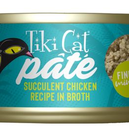 Tiki Cat Tiki Cat Luau Pate Succulent Chicken Canned Cat Food 2.8oz