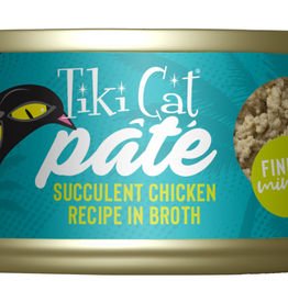 Tiki Cat Tiki Cat Luau Succulent Chicken Recipe Pate Canned Cat Food 2.8oz