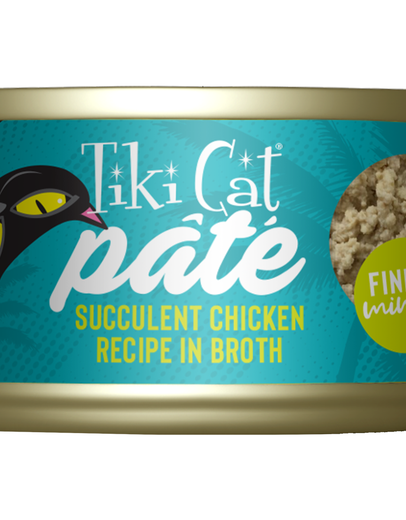 Tiki Cat Tiki Cat Luau Succulent Chicken Recipe Pate Canned Cat Food 2.8oz