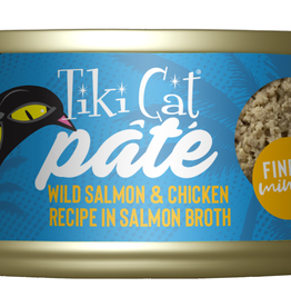 Tiki Cat Tiki Cat Luau Wild Salmon & Chicken Pate Canned Cat Food 2.8oz
