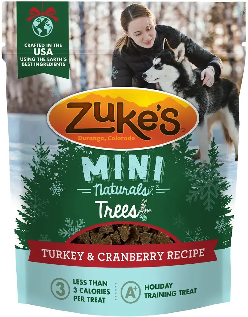 Zuke's Zukes Dog Mini Naturals Turkey & Cranberry 5 oz