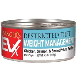 Evanger's Evangers EVX Cat 5.5oz/24 Weight Managment Chicken Salmon Sweet Potato Pate