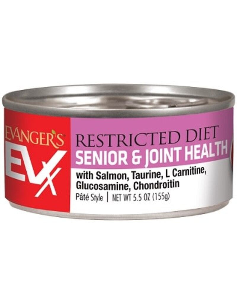 Evanger's Evangers EVX Cat 5.5oz/24 Senior & Joint Health Salmon Pate