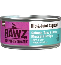 Rawz Rawz Hip & Joint Salmon, Tuna & Green Mussels Canned Cat Food 5.5oz