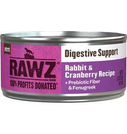 Rawz Rawz Digestive Support Rabbit & Cranberry Pate Canned Cat Food 5.5oz