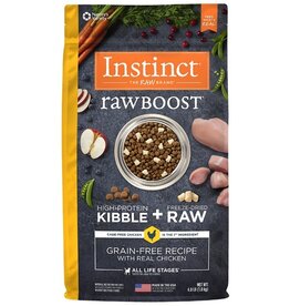 Nature's Variety Instinct Grain Free Raw Boost Chicken Recipe Dog Food 4LB