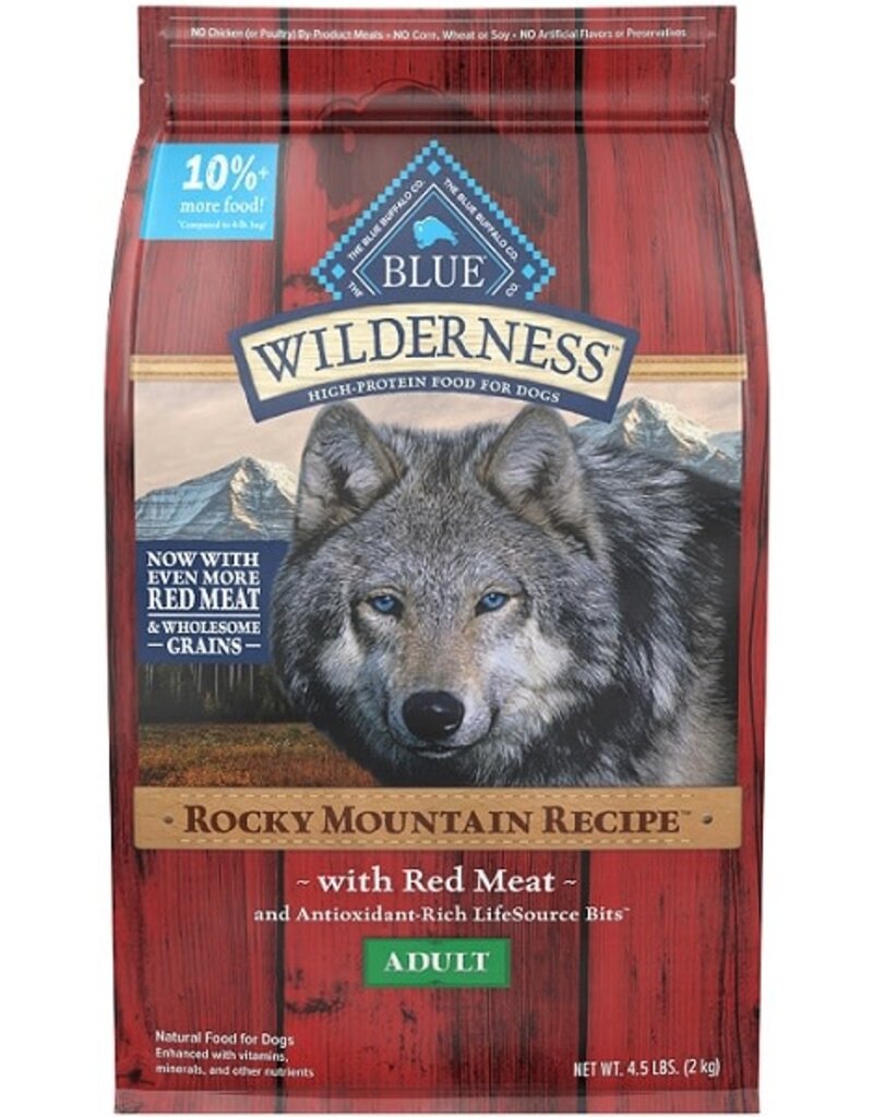 Blue Buffalo Blue Buffalo Wilderness Adult Dog Rocky Mountain Red Meat 4.5lb