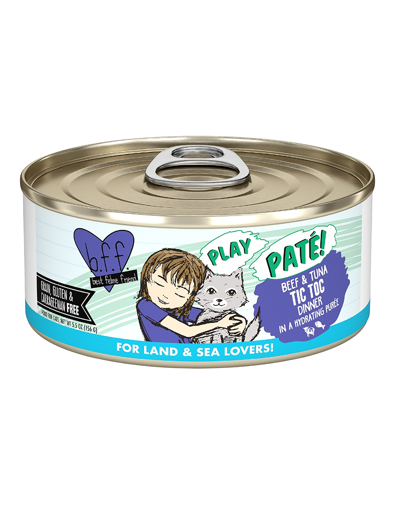 Weruva Weruva BFF Tic Toc Beef & Tuna Canned Cat Food 5.5oz