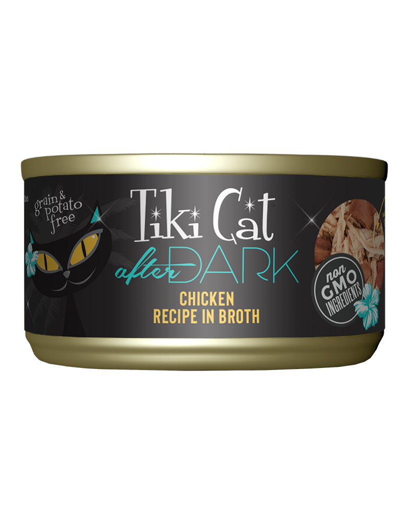 Tiki Cat Tiki Cat After Dark Chicken Recipe Canned Cat Food 2.8oz