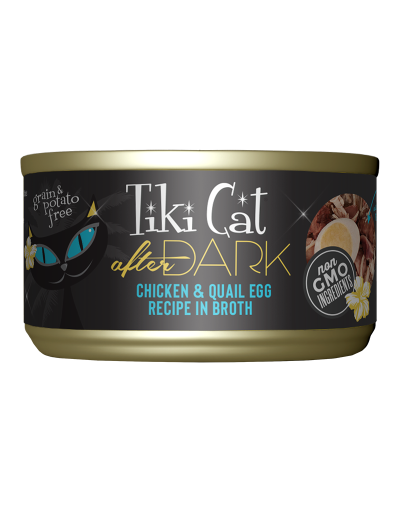 Tiki Cat Tiki Cat After Dark Chicken & Quail Egg Canned Cat Food 2.8oz