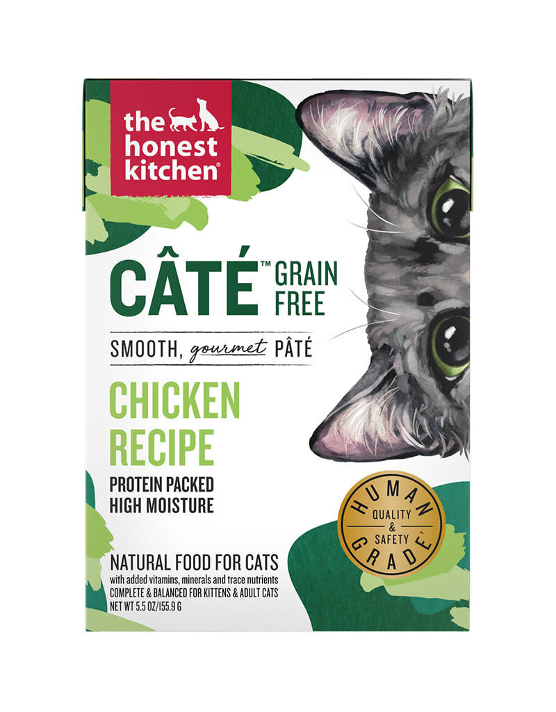 Honest Kitchen The Honest Kitchen Cate Grain Free Chicken Recipe Pate Wet Cat Food 5.5oz