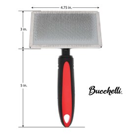 Bucchelli Firm Grip Flat Slicker Brush (20504)