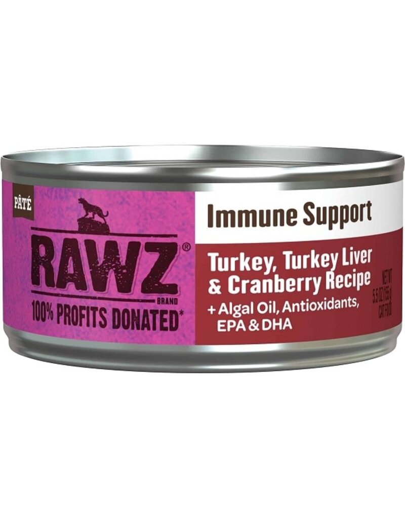 Rawz RAWZ Immune Support Turkey & Cranberry Canned Cat Food 5.5oz
