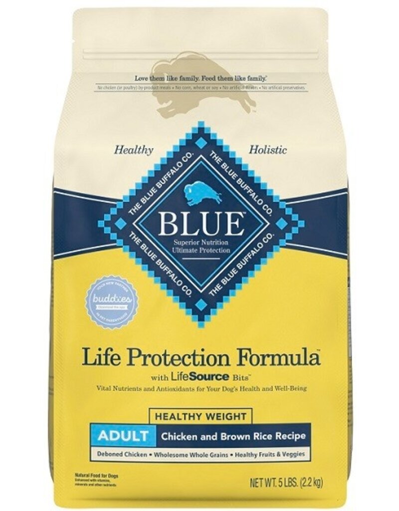Blue Buffalo Blue Buffalo Life Protection Healthy Weight Chicken & Brown Rice Dog 5LB