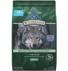 Blue Buffalo Blue Buffalo Wilderness Hi Protein Duck Dog 24 LB