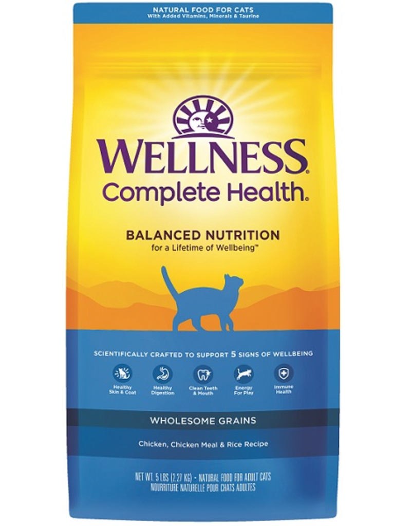 Wellness WP CAT COMPLETE HEALTH ADULT DE BONE CHICKEN MEAL 5LB/4