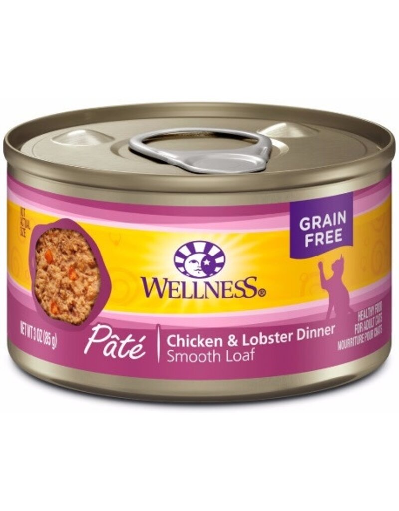 Wellness Wellness Complete Health Pate Chicken & Lobster Dinner Canned Cat Food 3oz