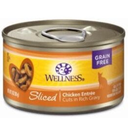Wellness Wellness Complete Health Grain Free Sliced Chicken Entree Canned Cat Food 3oz