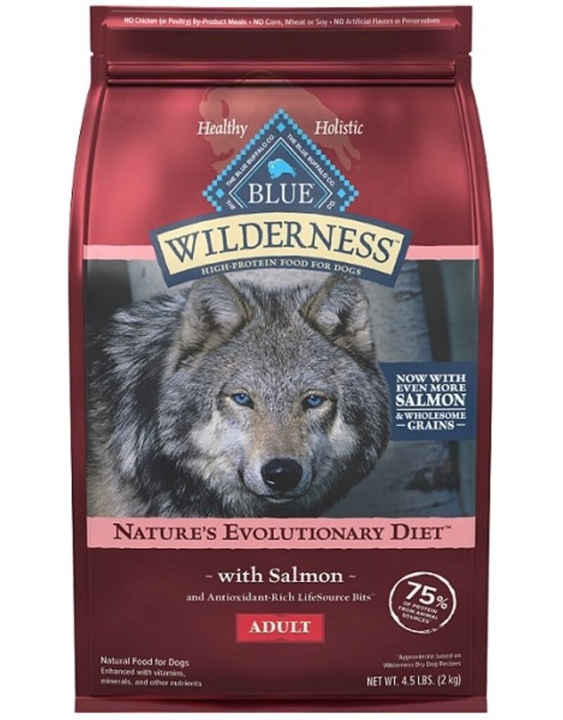 Blue Buffalo Wilderness Adult Dog Salmon 4.5lb