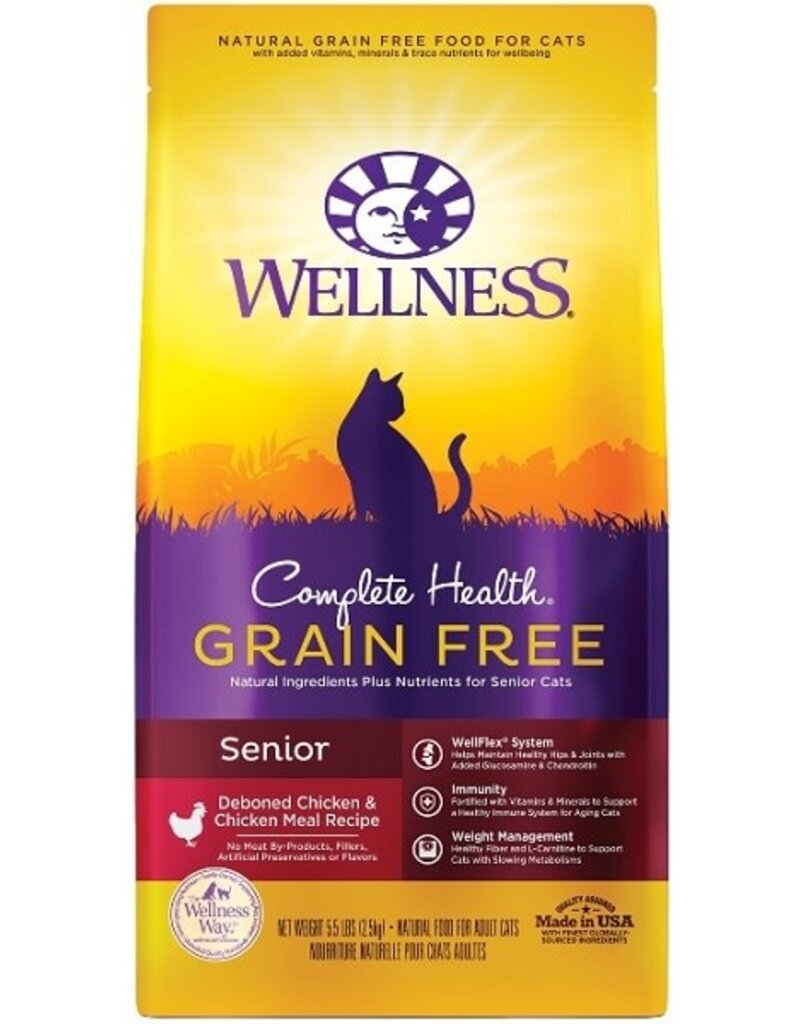 Wellness Wellness Complete Health GF Chicken Senior Cat Food 5LB
