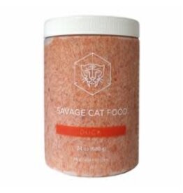 Savage Cat Savage Cat Frozen Raw Duck Recipe Cat Food Tub 24oz