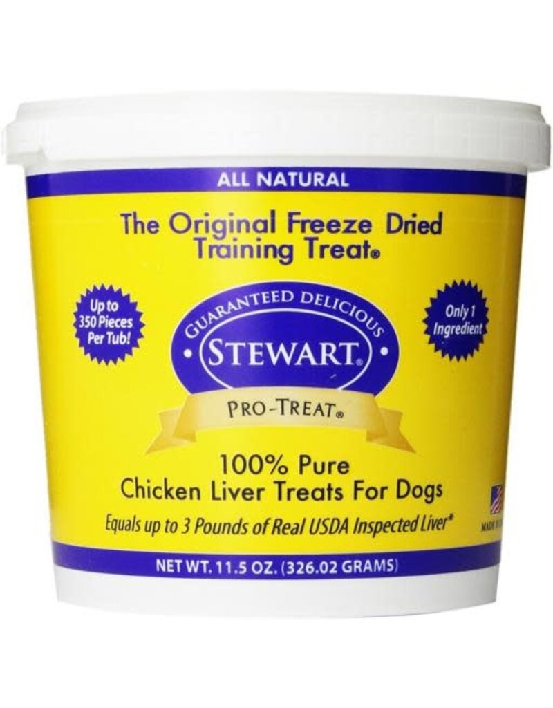 Gimborn Stewart Freeze Dried 100% Chicken Liver Dog Treats 11.5 oz