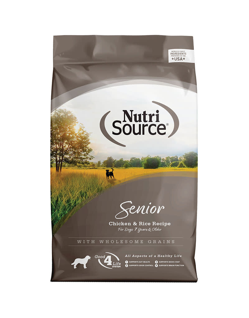 Nutrisource NutriSource Chicken & Rice Senior Dog Food 26LB