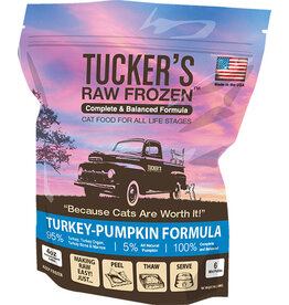 Tucker's Frozen Turkey & Pumpkin Raw Cat Food 24oz