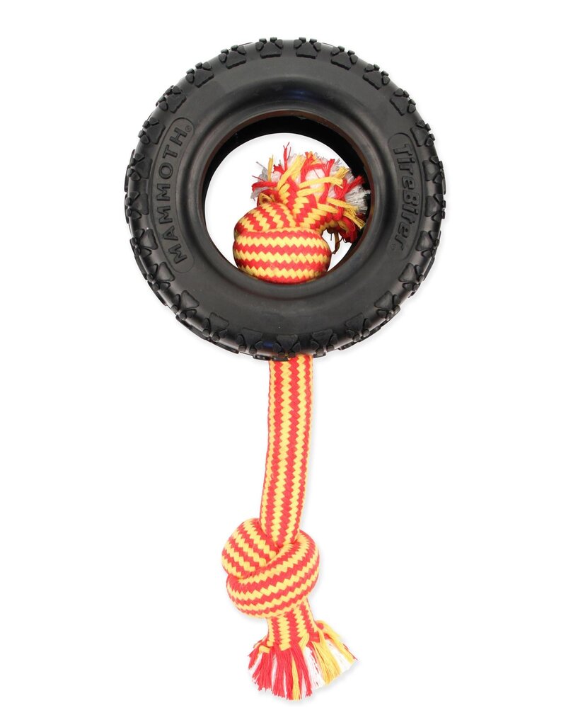 Mammoth Pet Mammoth Large Tirebiter with Rope 6" *REPL 467360 MAMMOTH PET PRODUCTS