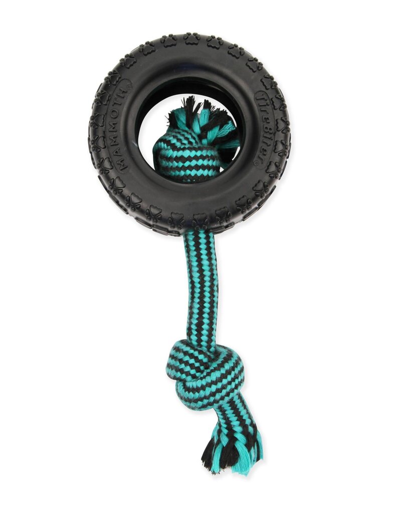 Mammoth Pet Mammoth Tirebiter II w/Rope Small 3.75
