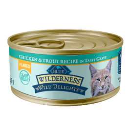 Blue Buffalo Blue Buffalo Wild Delight Adult Flaked Chicken Trout 5.5oz/24