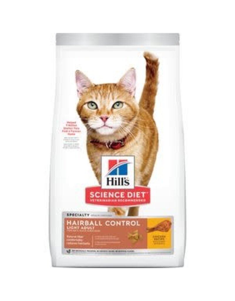 Hill's Science Hill's Science Diet Hairball Control Light Adult Chicken Recipe 7lbs (8882)
