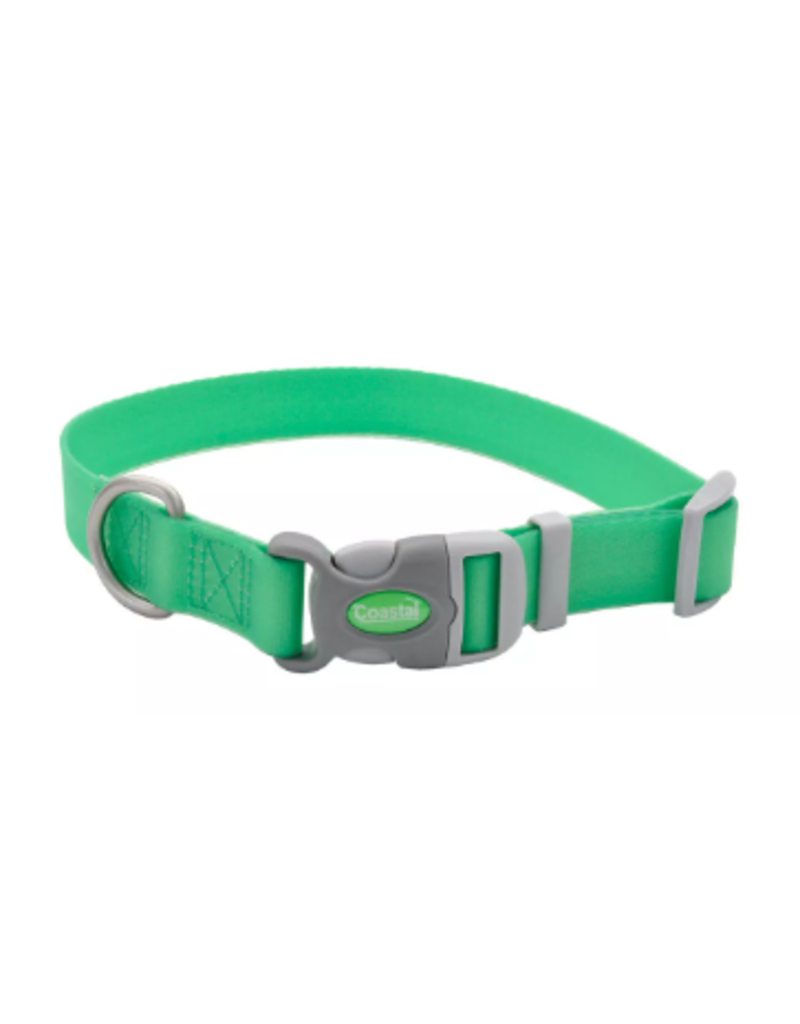 Coastal Pet Products Coastal Water Proof Collar Green (M) 14"-20"