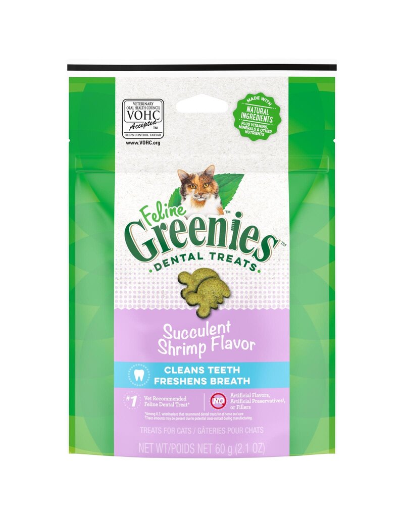 Greenies Greenies Feline Succlent Shrimp Dental Treat 10 / 2.1 oz