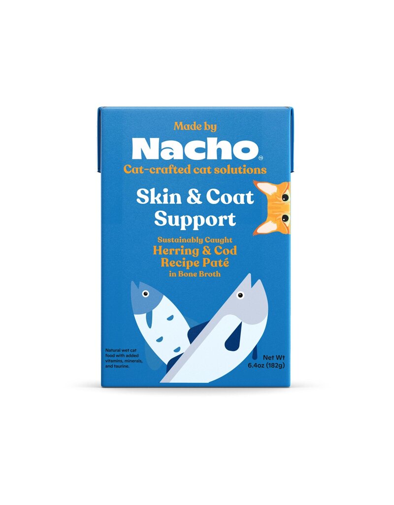 Nacho Made By Nacho Skin & Coat Herring & Cod Pate in Bone Broth Cat 12 / 6.4 oz