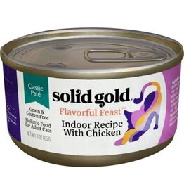 Solid Gold Flavorful Feast Classic Pate Grain Free Chicken Indoor Cat  3 oz