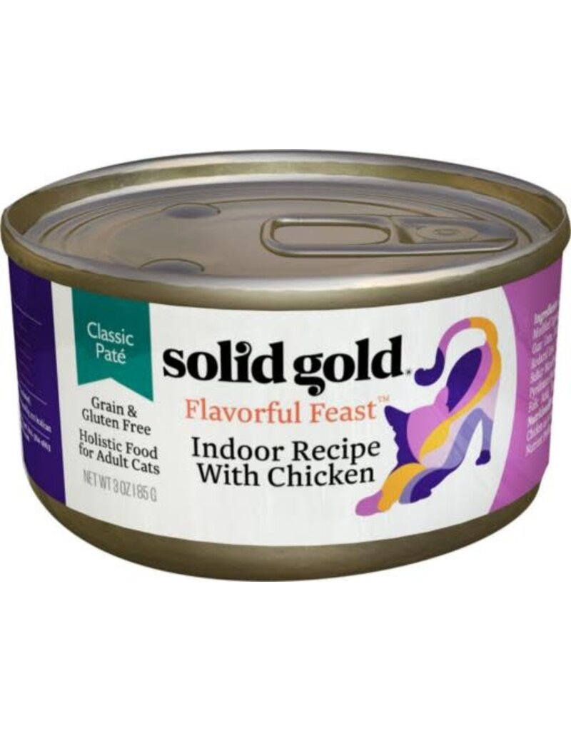Solid Gold Flavorful Feast Grain Free Chicken Recipe Canned Cat Food 3oz