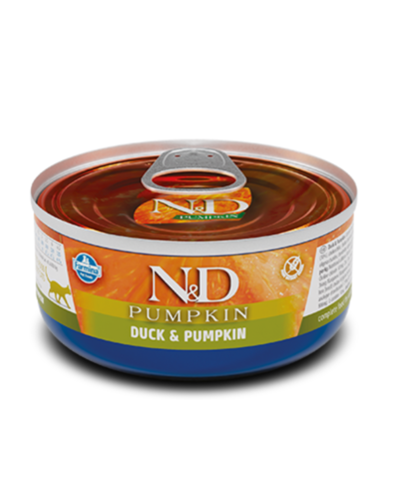 Farmina N&D CAT PUMPKIN GRAIN FREE DUCK 2.5OZ 24CT