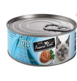 Fussie Cat FUSSIE CAT FINE DINING 2.82oz/24 TUNA WITH VEGTABLES ENTREE IN GRAVY