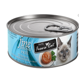 Fussie Cat Fussie Cat Fine Dinning Pate Tuna With Vegetables Entree In Gravy Canned Cat Food 2.82oz