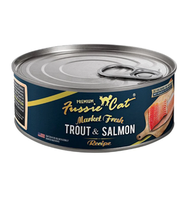 Fussie Cat Fussie Cat Market Fresh Trout & Salmon Pate Cat Can 5.5oz/24