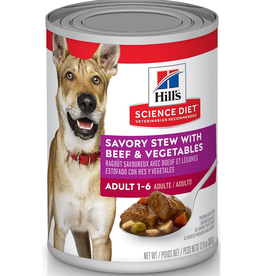 Hill's Science Hill's Science Diet Adult Savory Stew with Beef & Vegetables Dog Food (1431)