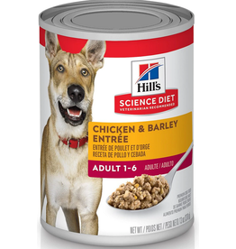 Hill's Science Hill's Science Diet Adult Chicken & Barley Entrée dog food (7037)
